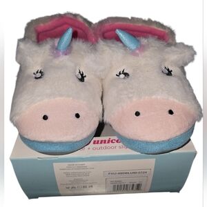 Cozy Unicorn Indoor & Outdoor Slippers